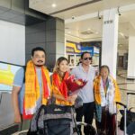 चलचित्र ‘यो मन त मेरो नेपाली हो’ रिलिजको लागि अमेरिकाबाट निर्देशक र नायिका नेपाल आइपुगे